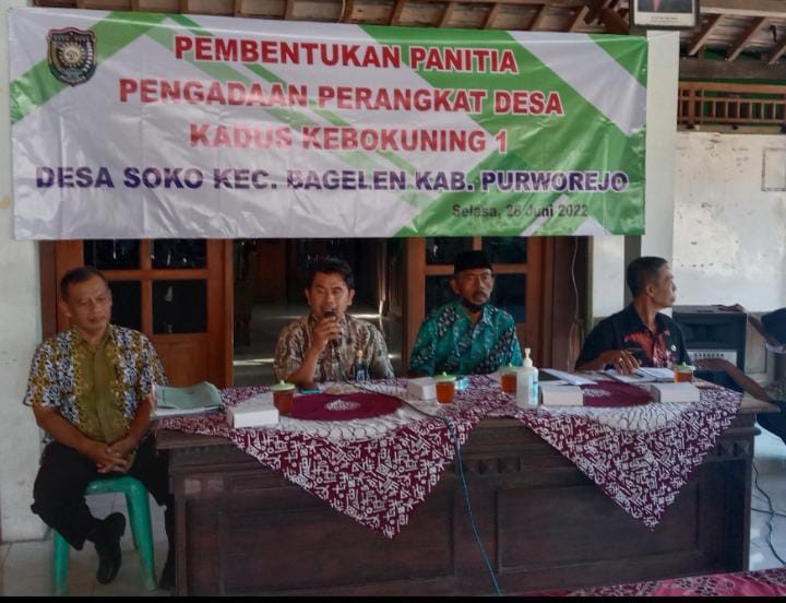 Pembentukan Panitia Pengisian Perangkat Desa