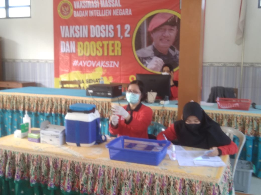 Vaksinasi Masal Badan Intelijen Negara