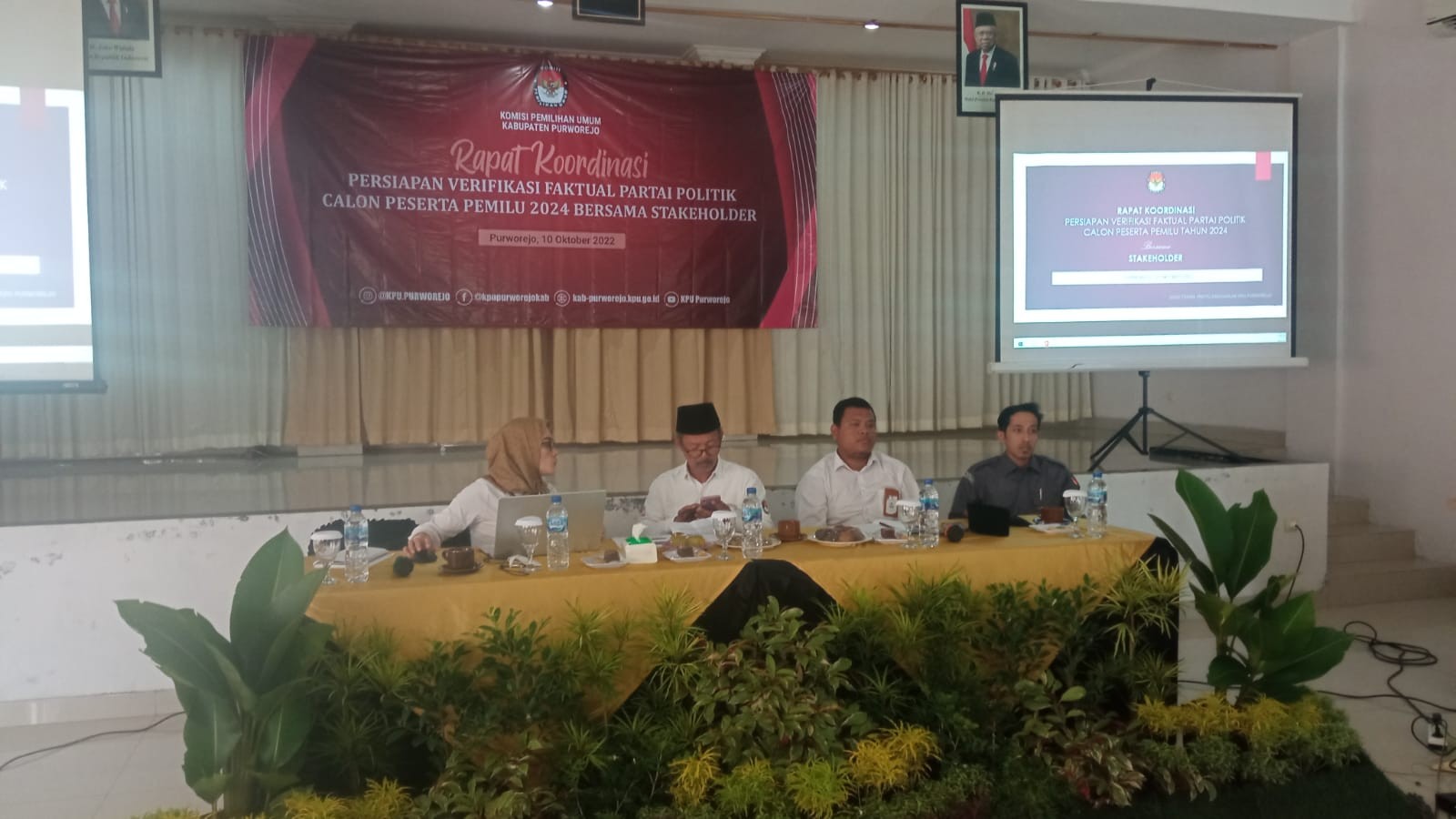 Rakor Persiapan Verifikasi Faktual Partai Politik