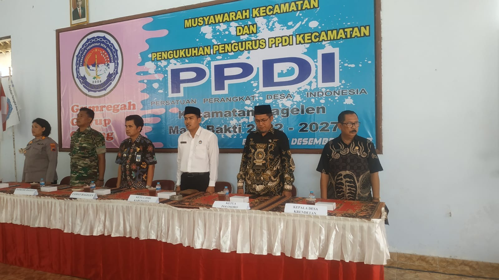 Musyawarah Kecamatan dan Pengukuhan PPDI Kecamatan