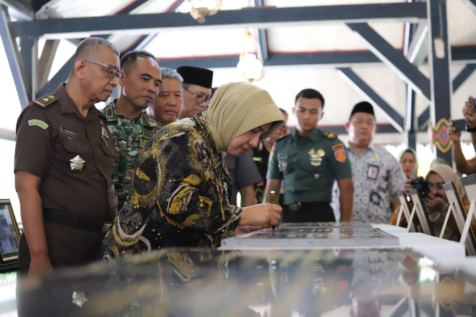 Camat Bagelen Hadiri Peresmian Simbolis 17 Proyek Pembangunan oleh Bupati Purworejo