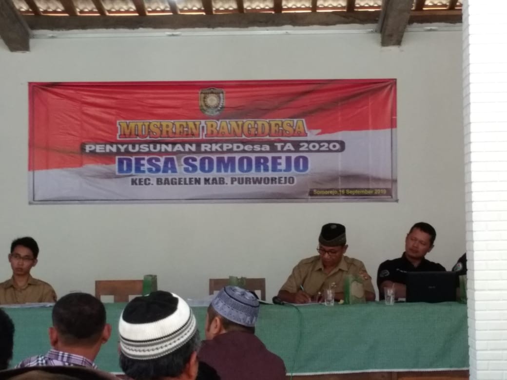 Musrenbangdes desa Somorejo