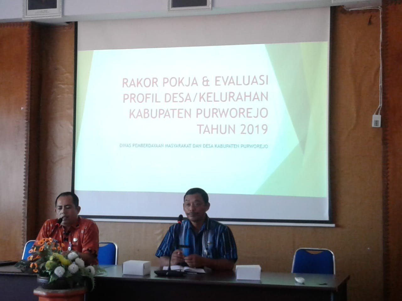 Rakor Pokja dan Evaluasi Profil Desa