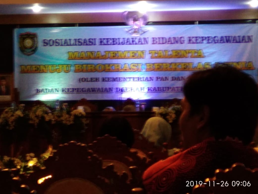 Sosialisasi Bidang Kepegawaian