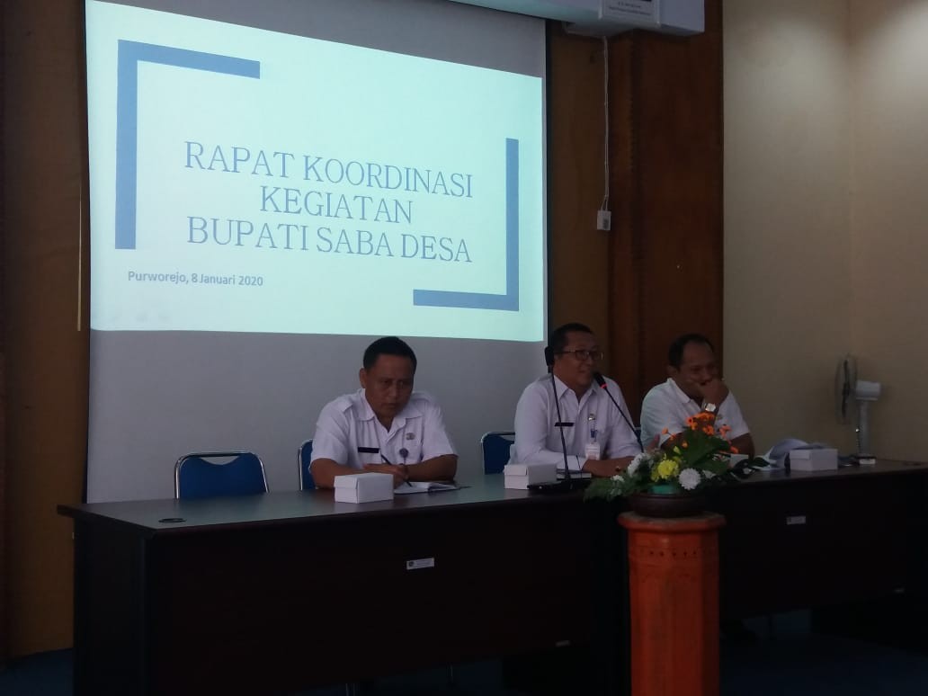 Rakor Bupati Saba Desa