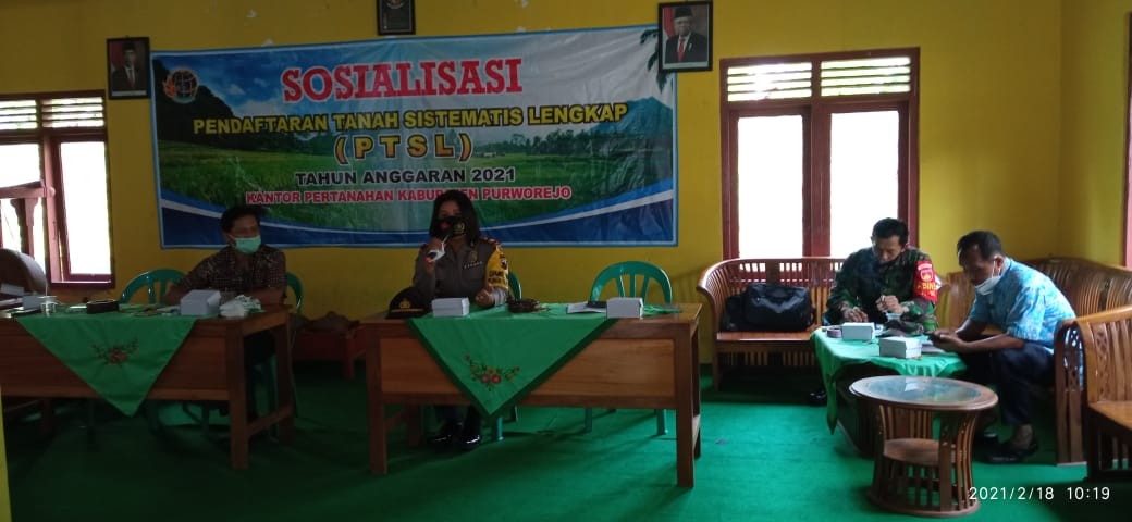 Sosialisasi PTSL Desa Dadirejo