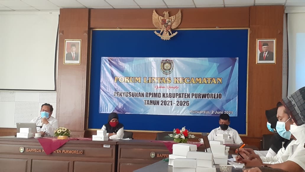 rapat  koordinasi  dan sosialisasi  Pembangunan  Parapet tebing  sungai bogowonto