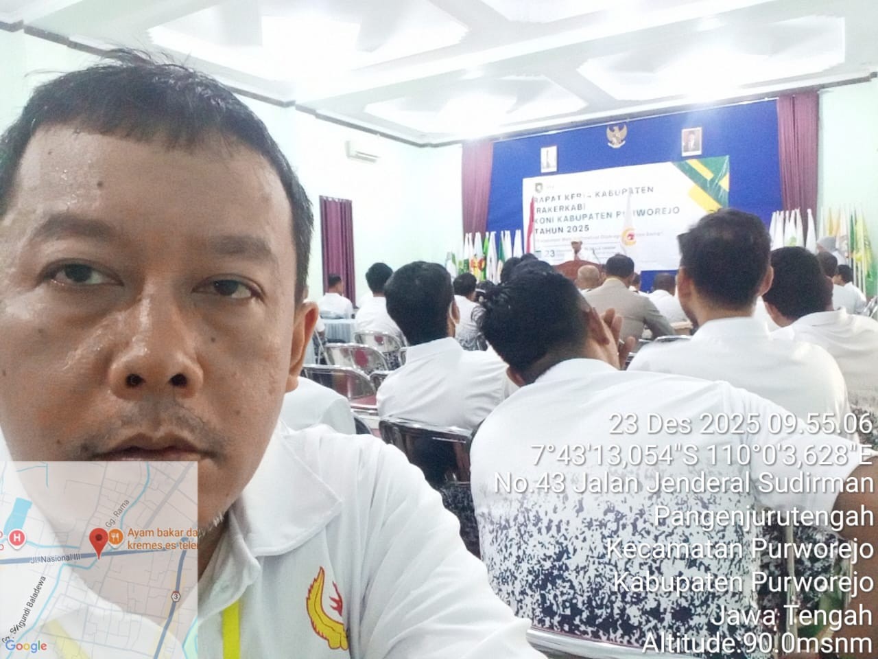 Sekretaris Kecamatan Bagelen Hadiri Rapat Kerja Kabupaten KONI Purworejo
