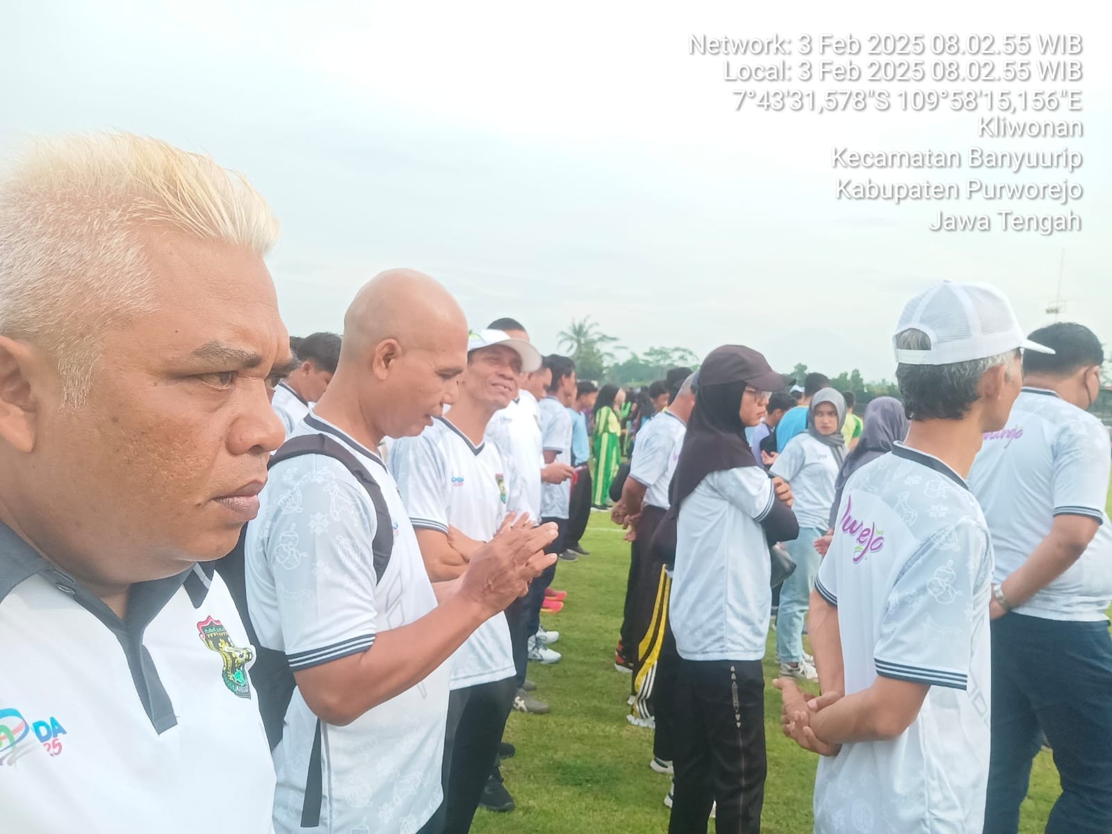 Plt Kasi Trantibum Kecamatan Bagelen Hadiri Upacara Pembukaan POPDA 2025 Kabupaten Purworejo