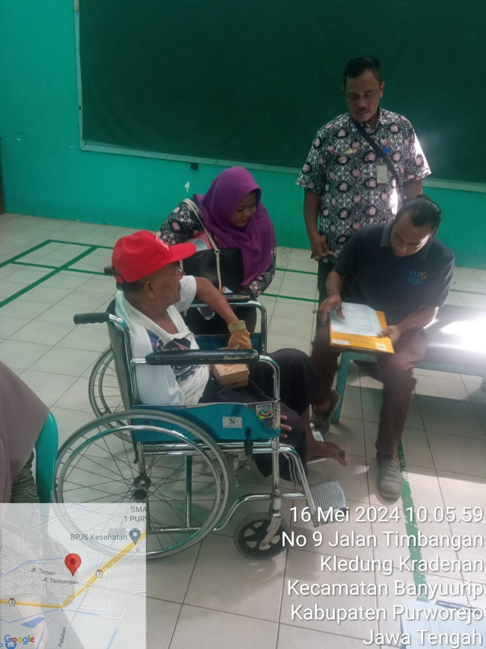 Pendampingan Pengukuran Alat Bantu Disabilitas Kecamatan Bagelen