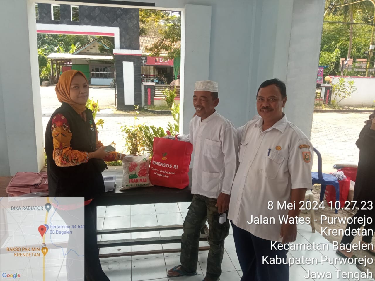 Penyaluran Bantuan Nutrisi dan Sembako kepada Lansia dan Disabilitas di Wilayah Kecamatan Bagelen