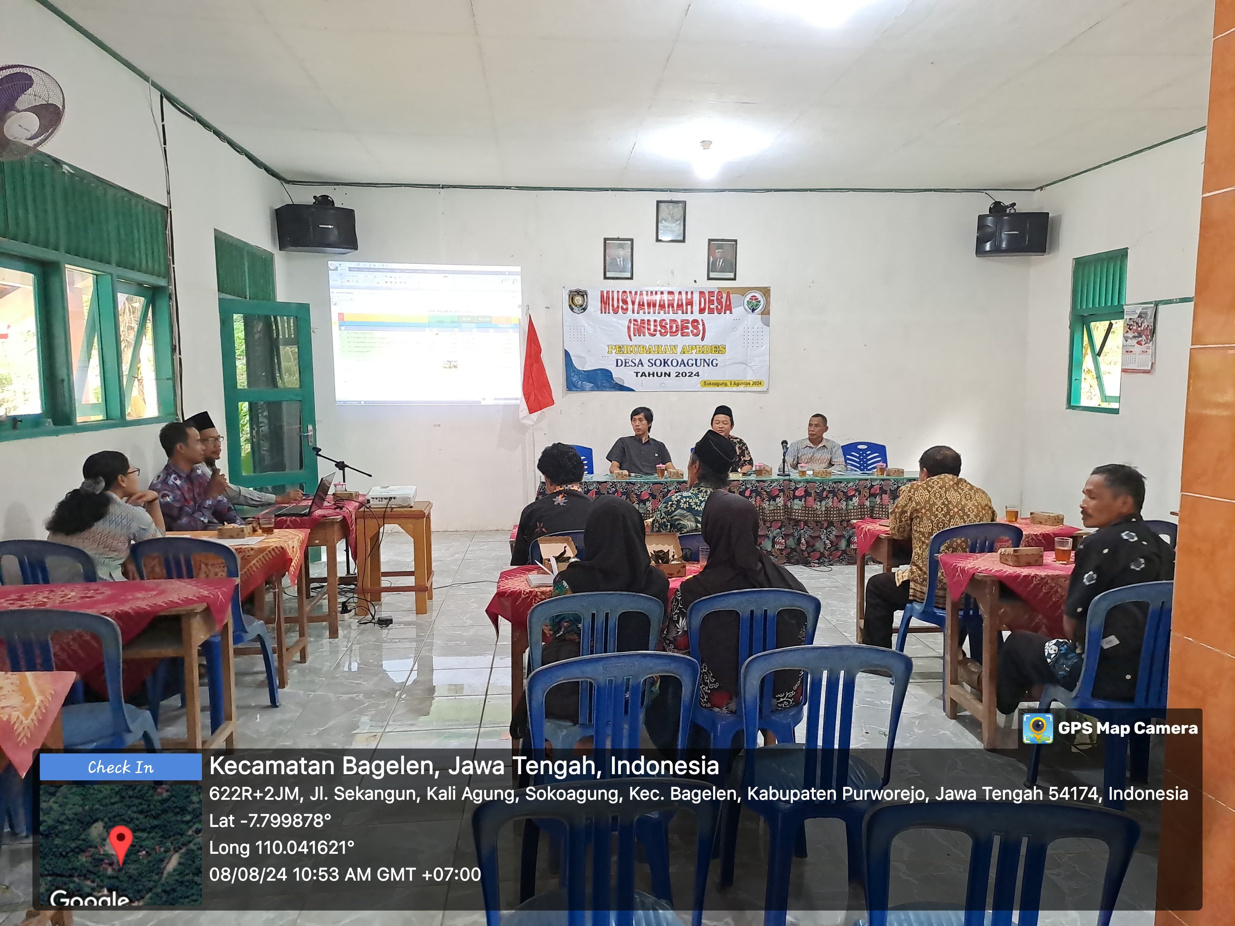 Kasi Tata Pemerintahan Desa Kecamatan Bagelen Hadiri Rapat Perubahan APBDes Desa Sokoagung