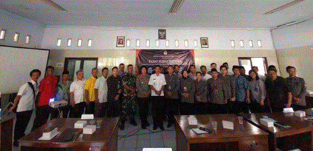 Rapat Pleno PPK Rekapitulasi DPHP DPS