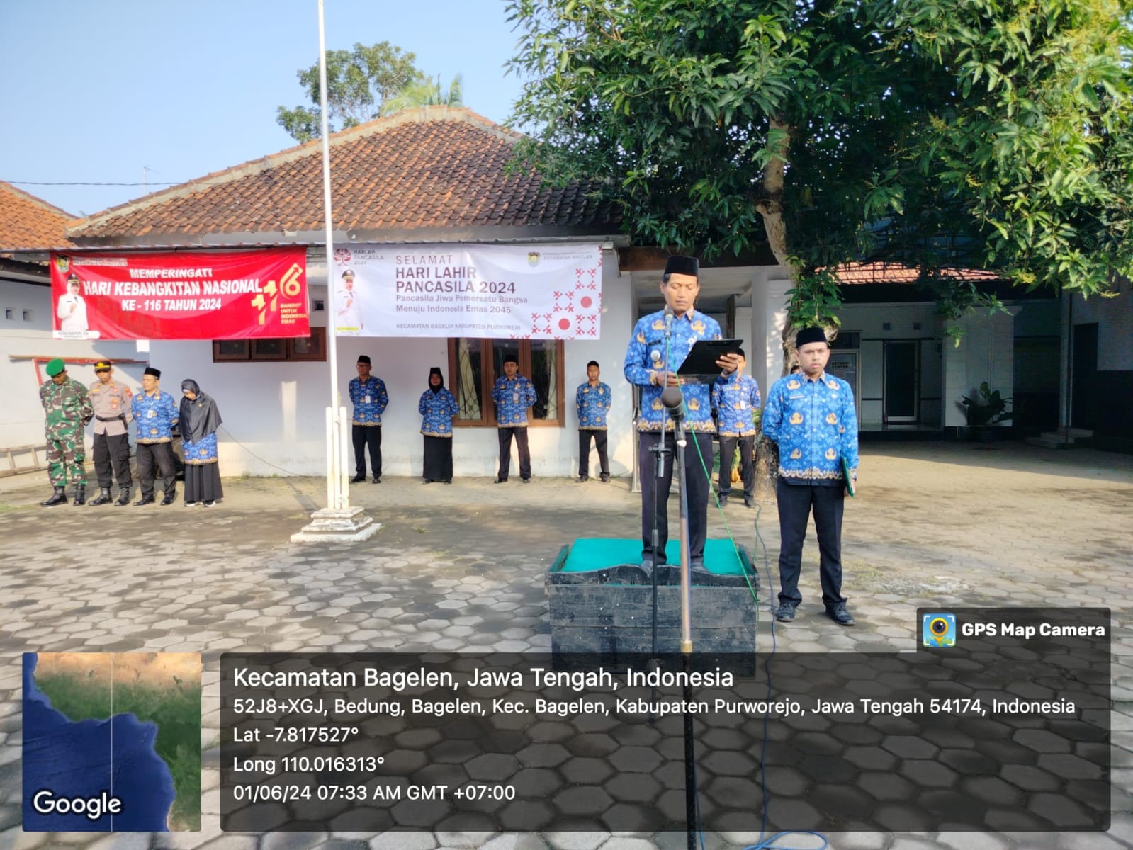 Kecamatan Bagelen Menyelenggarakan Upacara Hari Lahir Pancasila Tahun 2024