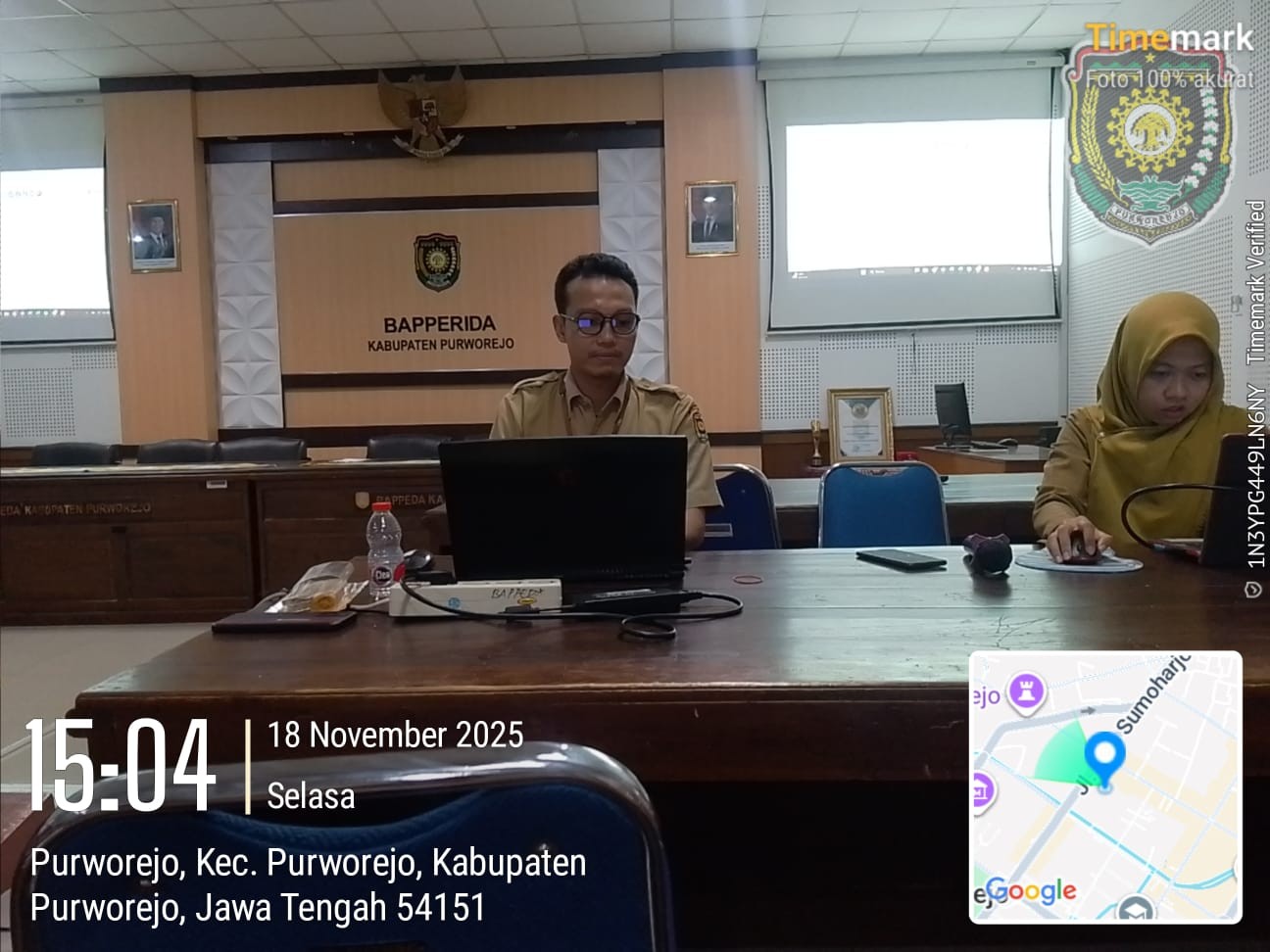 Pranata Komputer Kecamatan Bagelen Hadiri Diskusi Penyusunan Daftar Data 2025–2026 di Baperida Purworejo