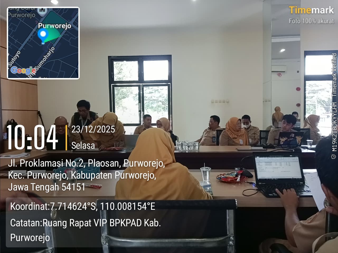 Staf Pranata Komputer Kecamatan Bagelen Ikuti Desk Klarifikasi Belanja Jasa Tenaga Non ASN dan Pemutakhiran Renja 2026
