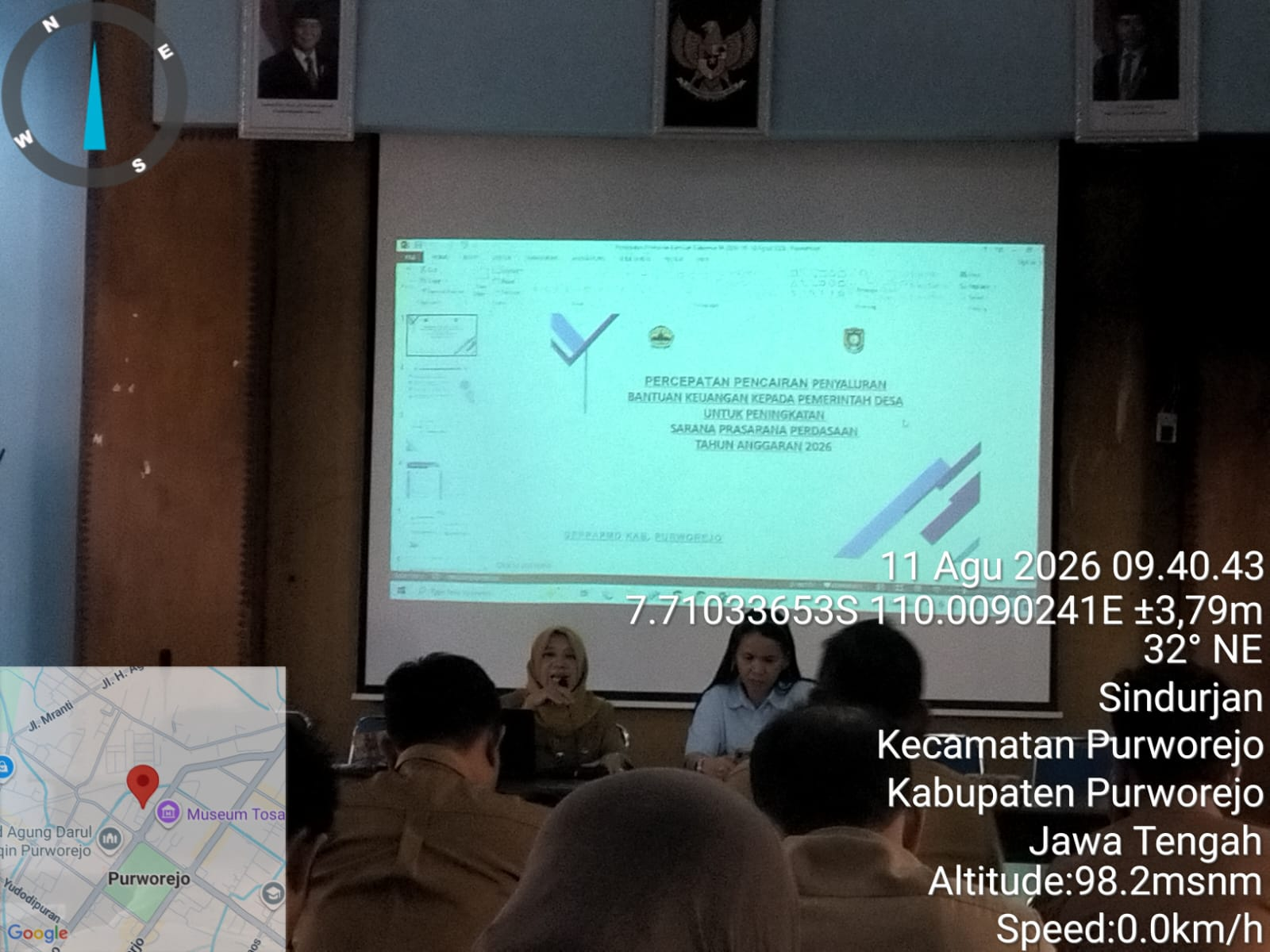 Percepat Realisasi Bantuan Gubernur 2026, Kecamatan Bagelen Ikuti Sosialisasi Pencairan dan Perlindungan Pekerja Konstruksi