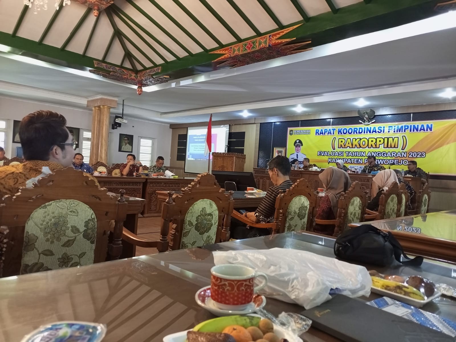 Rapat Koordinasi Pimpinan Kabupaten Purworejo Dalam Rangka Evaluasi Anggaran Tahun 2023