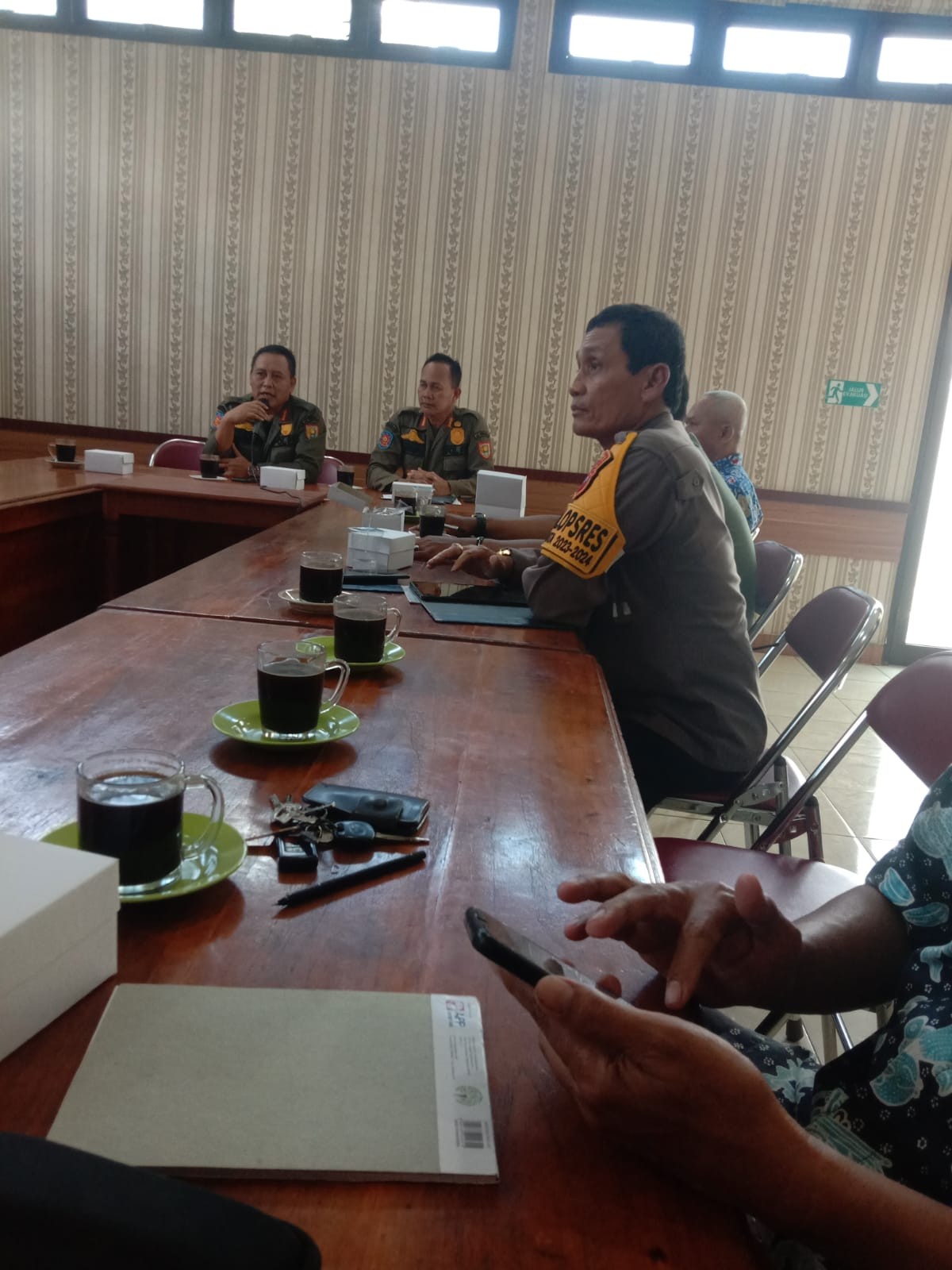 Hadiri Rapat Koordinasi Persiapan Nataru dengan Satpol PP Kabupaten Purworejo