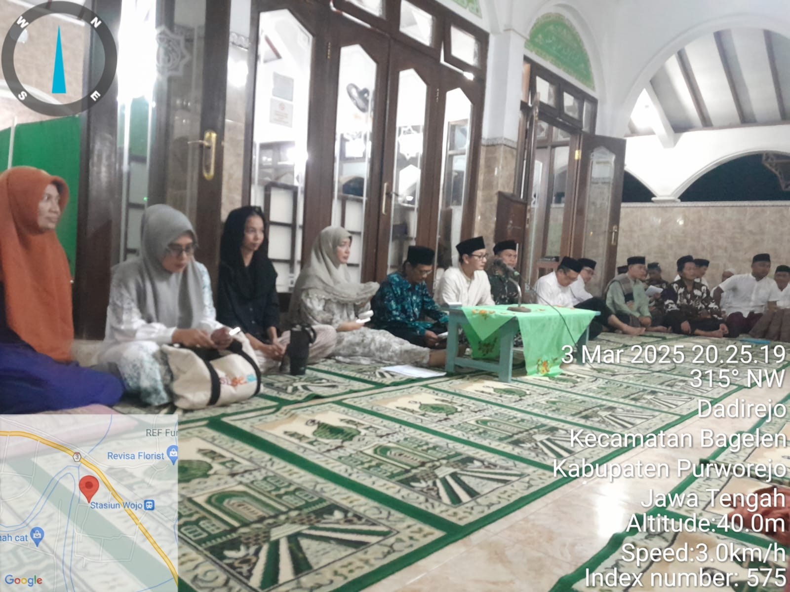 Camat Bagelen Sambut Bupati dan Wakil Bupati Purworejo dalam Tarhim Perdana Ramadan 1446 H